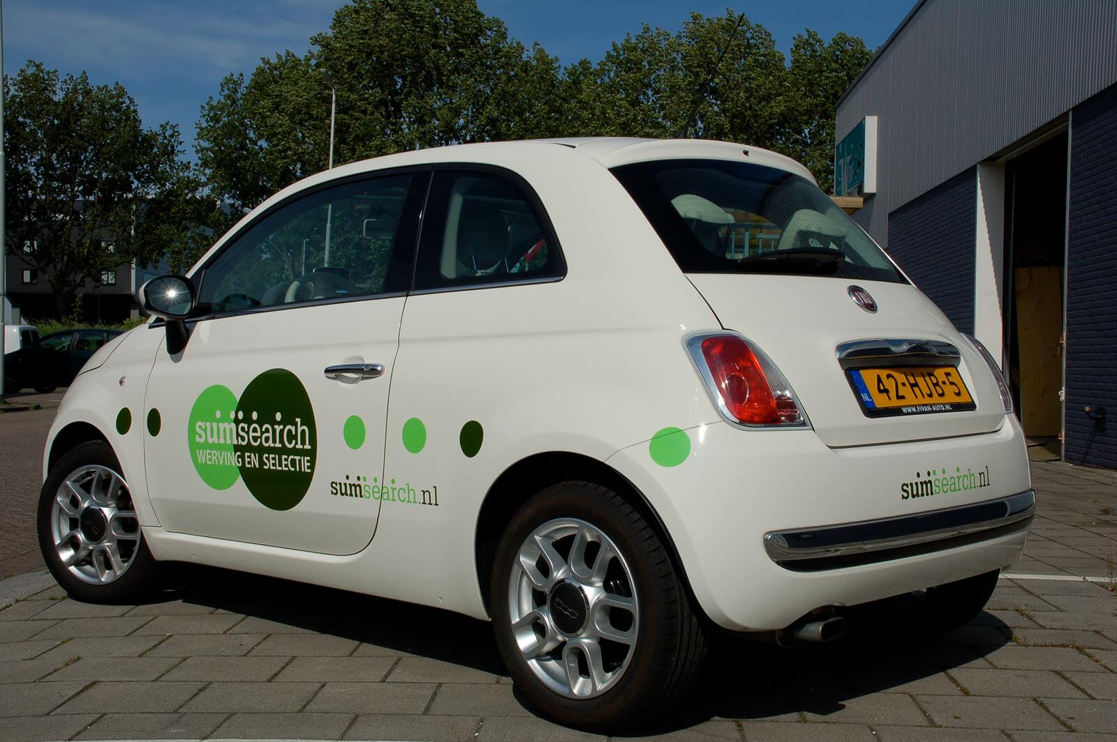 Landgoed vruchten Contract Reclame stickers auto - Van der Werf